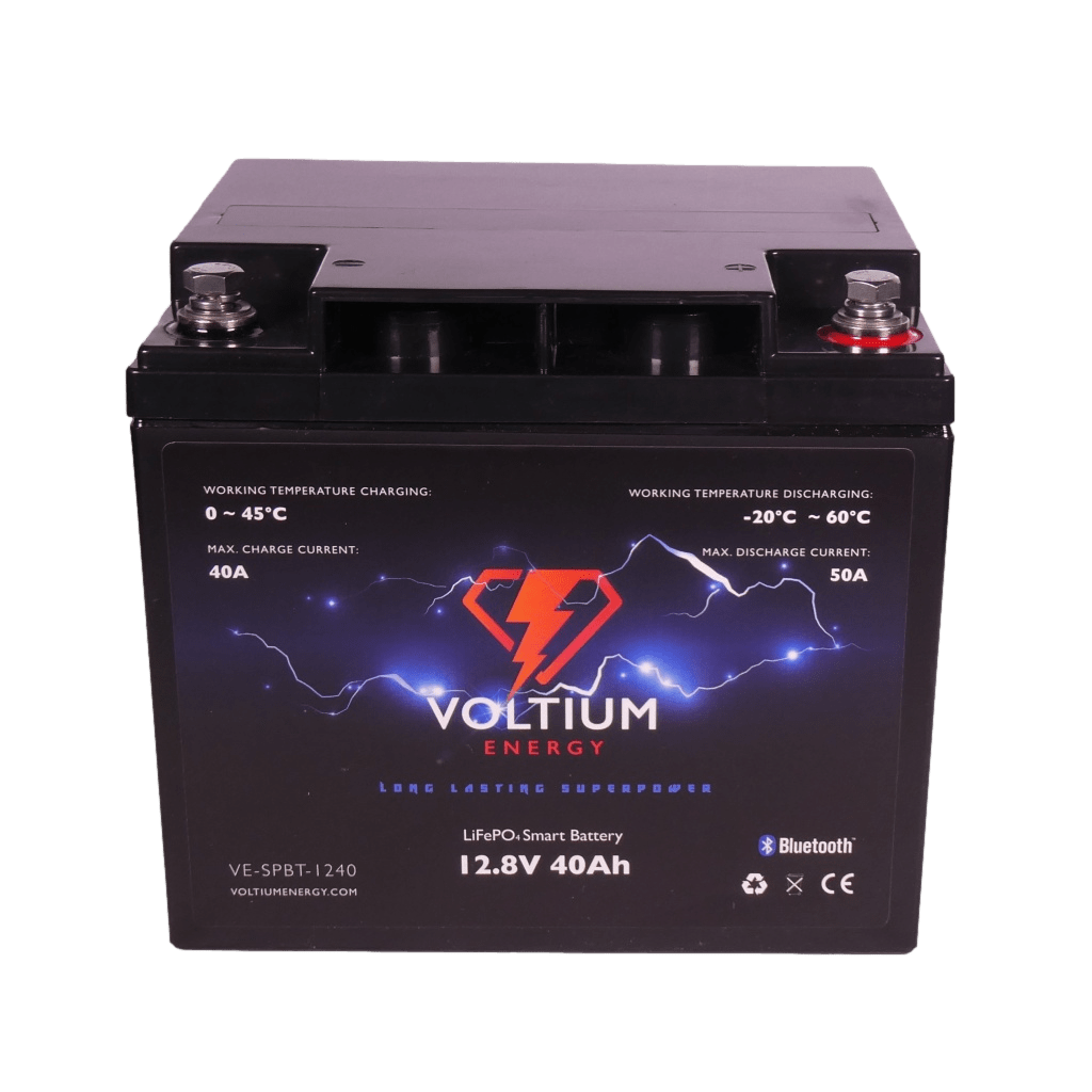 Voltium Energy LiFePO4 Lithium Batterij 12,8 Volt 40Ah 512Wh Top Merken Winkel